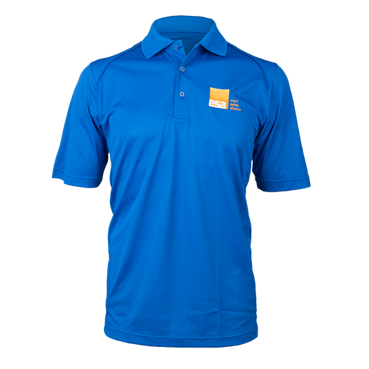 Men's Blue Logo Polo Shirt