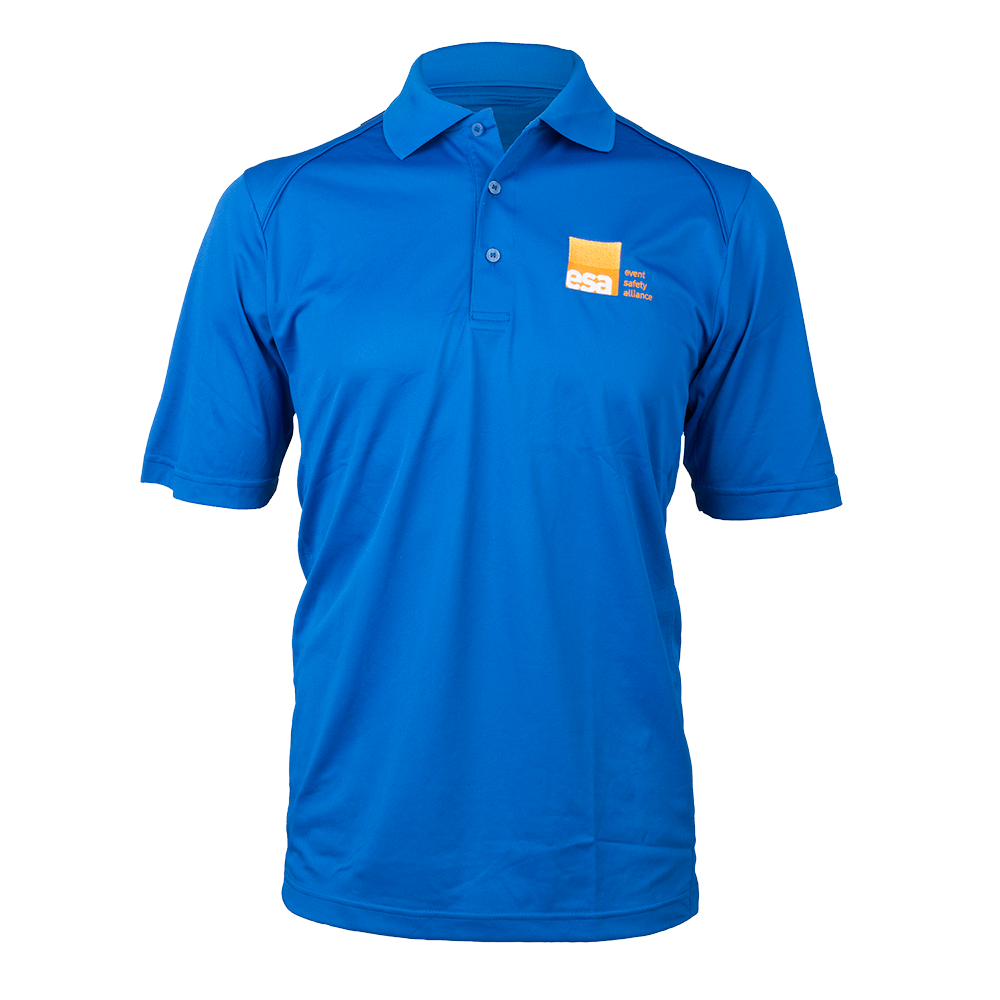 Men's Blue Logo Polo Shirt