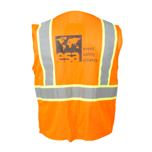High Visibility Safety Orange Vest