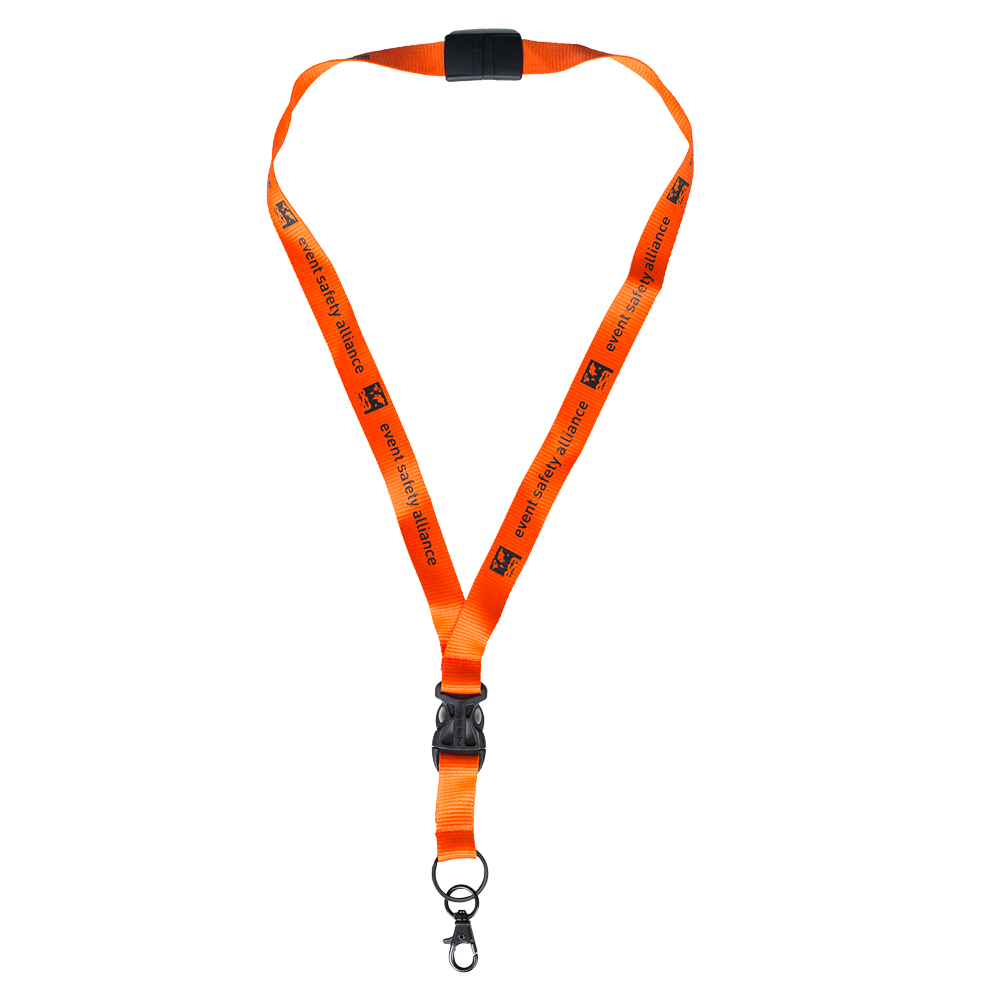 Safety Orange Lanyard